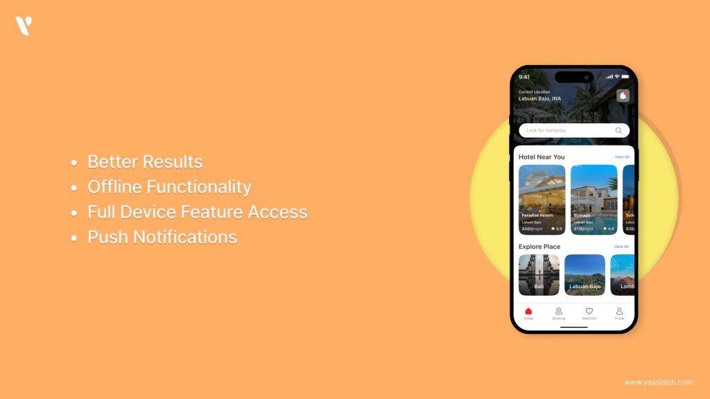 Advantages of Native App