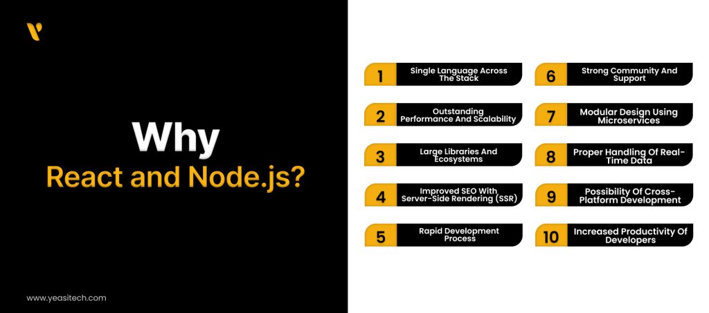 Why Choose React and Node.js