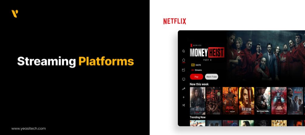 Netflix made with React and Node