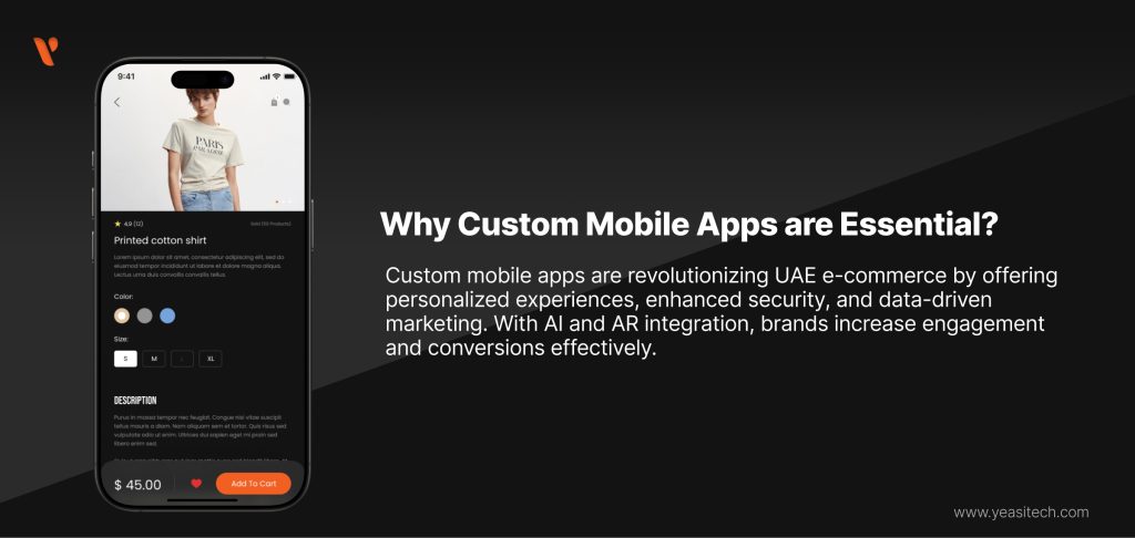 Why Custom Mobile Apps are Essential in UAE E-CommerceMarket?
