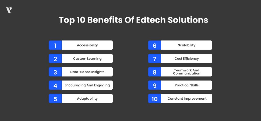 Top 10 Benefits of Edtech Solutions