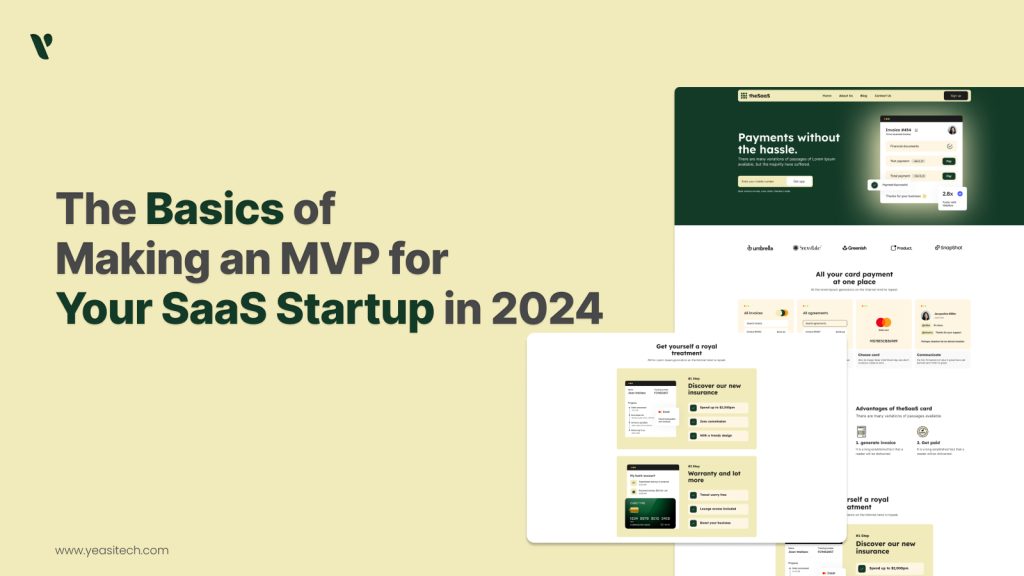 The Basics of Making an MVP for Your SaaS Startup in 2024